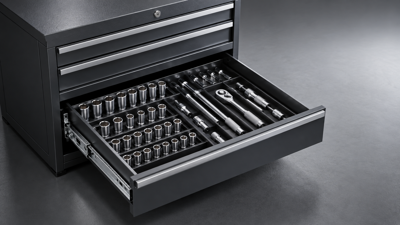 How much drawer load capacity do tool cabinets need in a workshop?