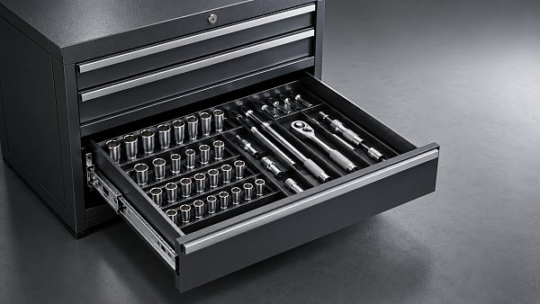 How much drawer load capacity do tool cabinets need in a workshop?