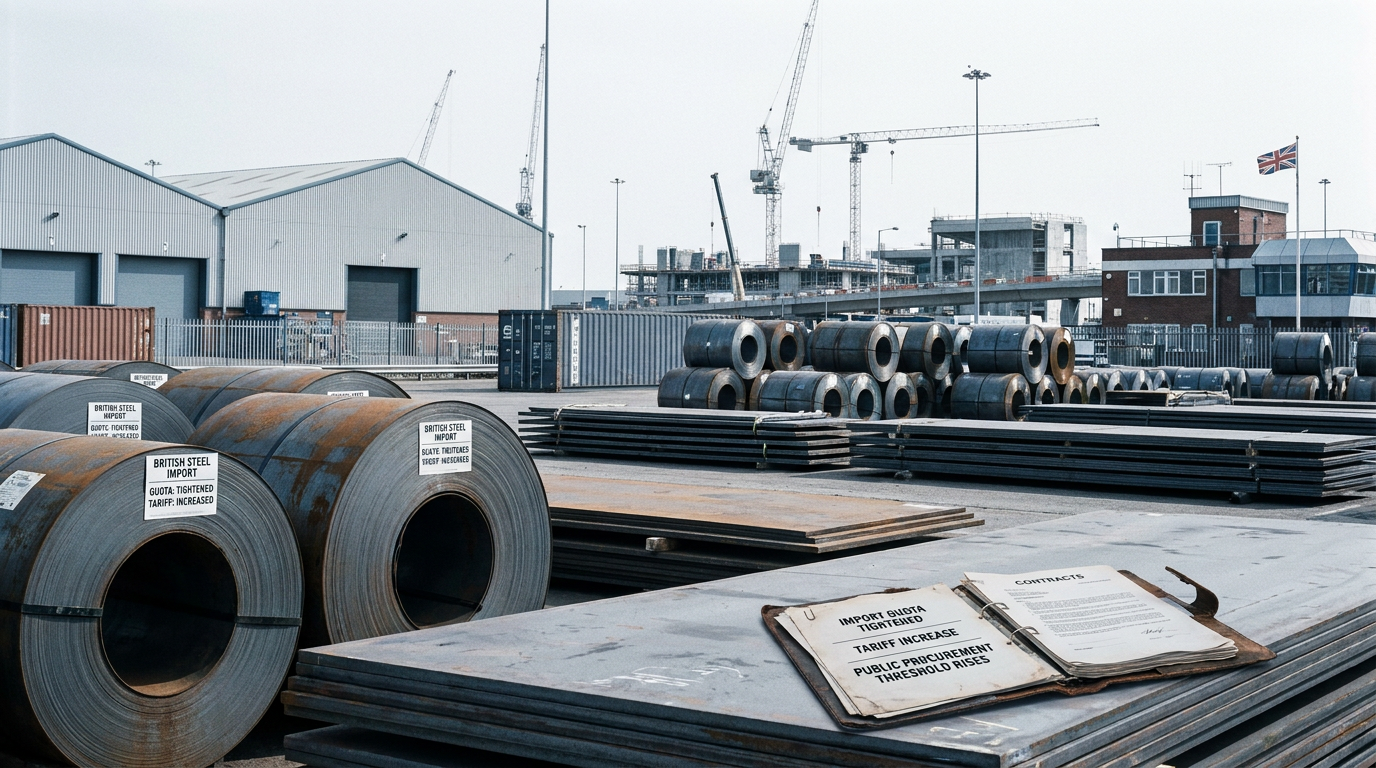 UK Tightens Steel Rules With 60% Quota Cut