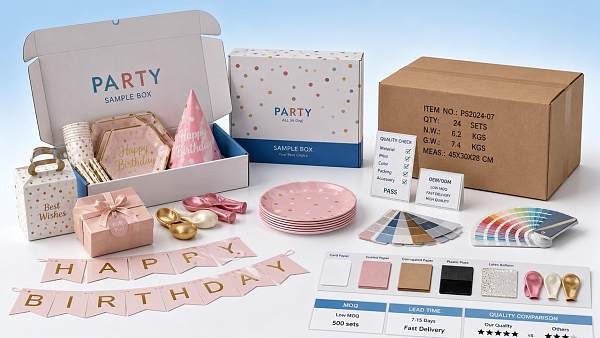 Wholesale Party Supplies China: How to Compare MOQ, Lead Time, and Quality