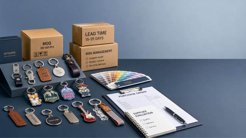 Personalized Keychains Bulk: MOQ, Lead Time, and Risks
