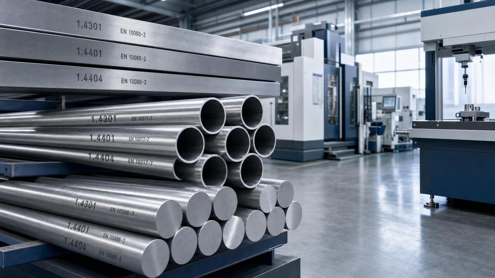 Stainless Steel Grades in Europe Explained: EN Numbers, Properties, and Common Uses