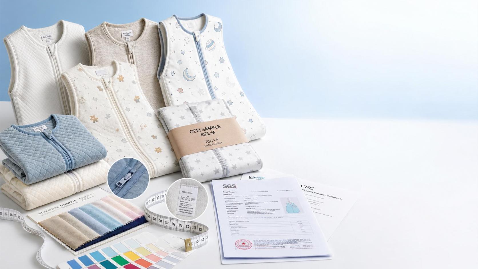Baby Sleep Sacks OEM: Key Safety, Fabric, and MOQ Questions Before Ordering