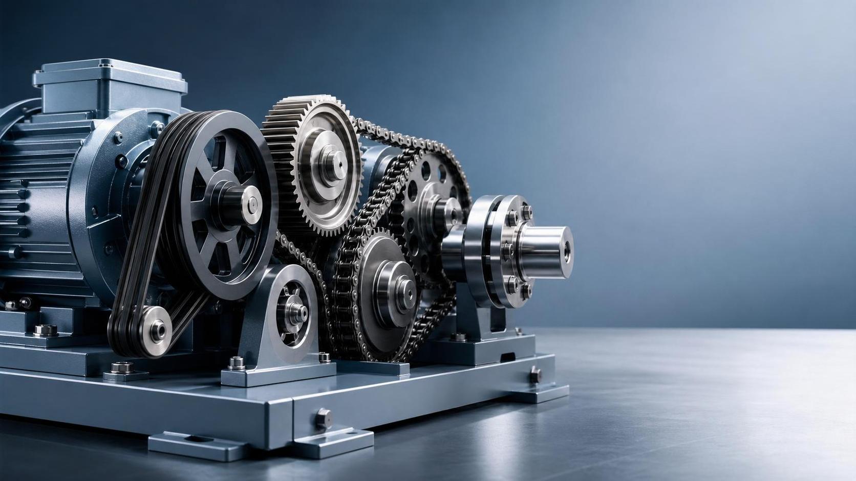 Industrial Power Transmission Systems: How to Choose Belts, Chains, Gears, or Couplings