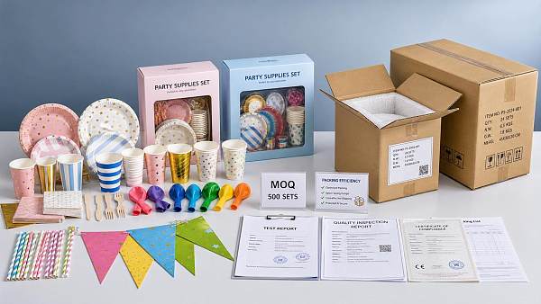 How to Compare Wholesale Party Supplies from China by MOQ, Packaging, and Compliance