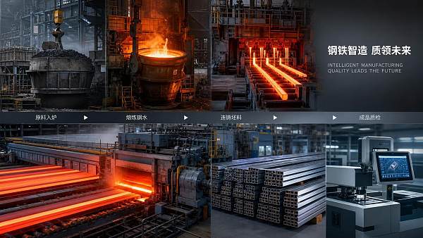 Steel Production Process Steps: From Raw Material Charging to Rolling and Quality Testing