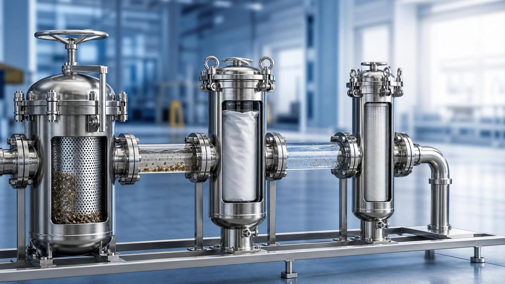 Filtration Process Equipment: How to Match Filter Type to Flow Rate and Particle Size