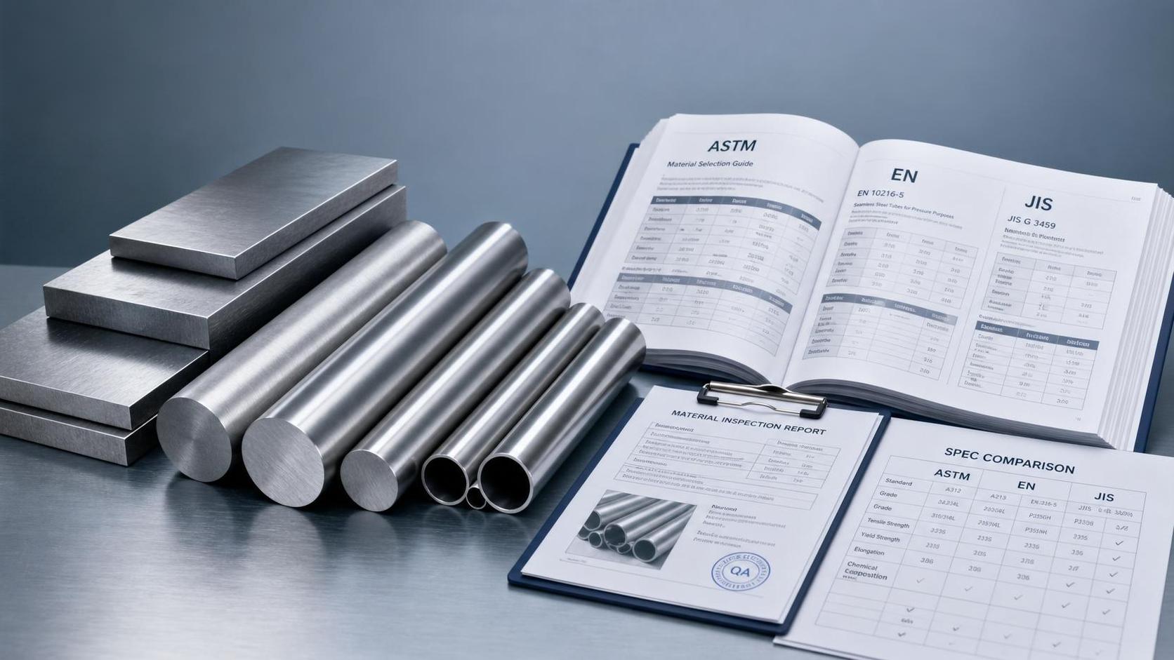 Metal Standards Guide: How to Read ASTM, EN, and JIS Specs for Material Selection
