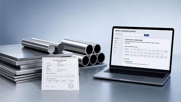 How to Use an Industrial Metal Standards Database for Material Spec Verification