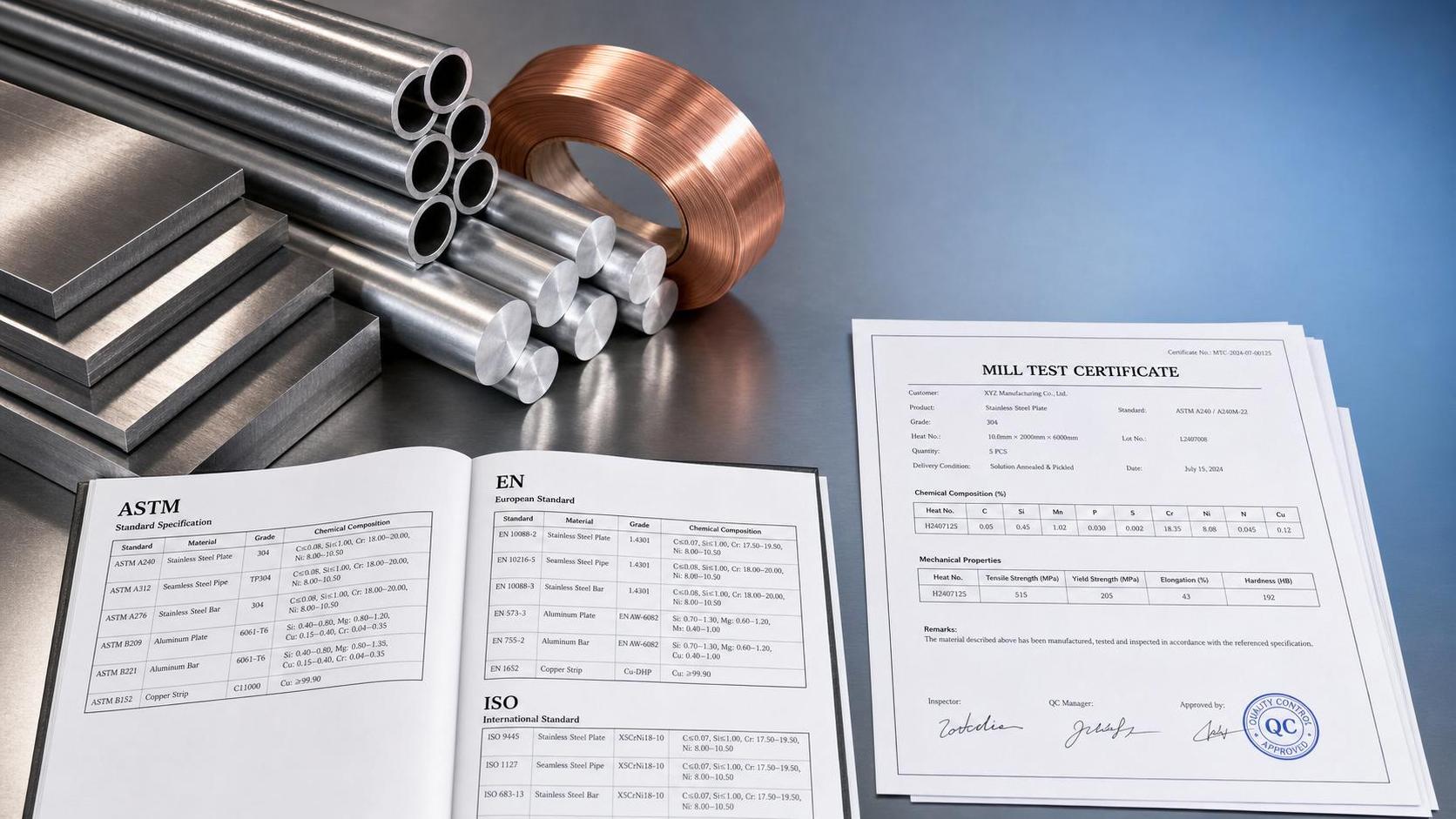 Industrial Metal Standards Guide: How to Read ASTM, EN, and ISO Material Specs