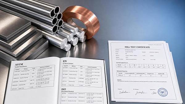 Industrial Metal Standards Guide: How to Read ASTM, EN, and ISO Material Specs