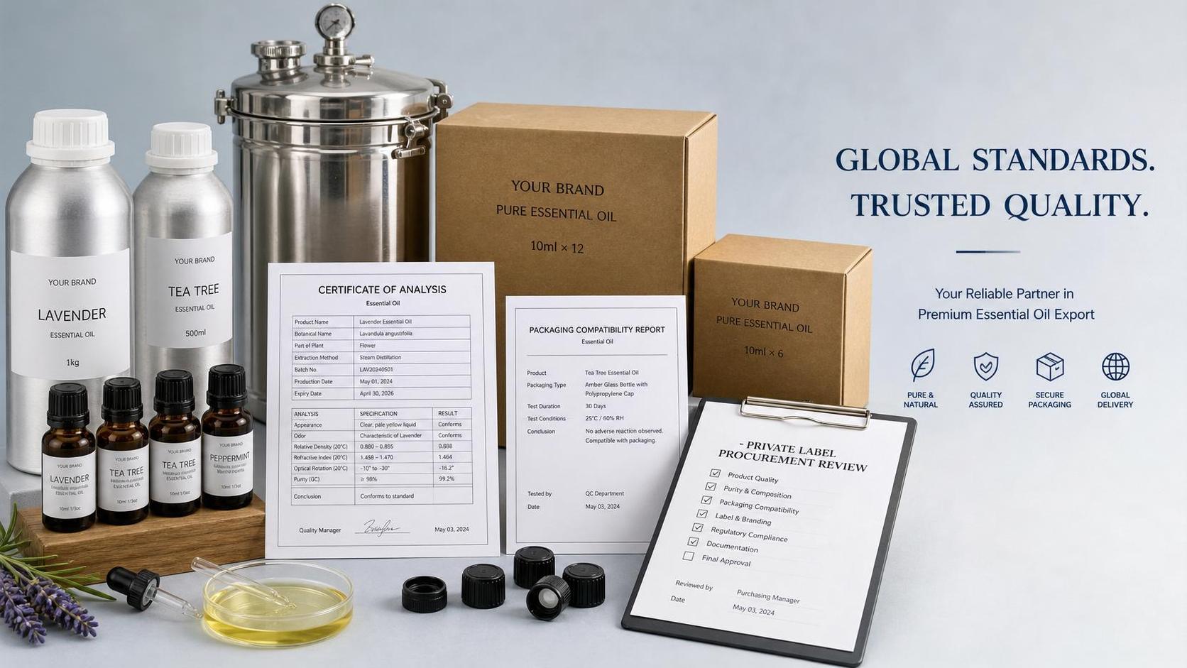Wholesale Essential Oils Buying Guide: Purity Specs, Packaging, and Private Label Questions