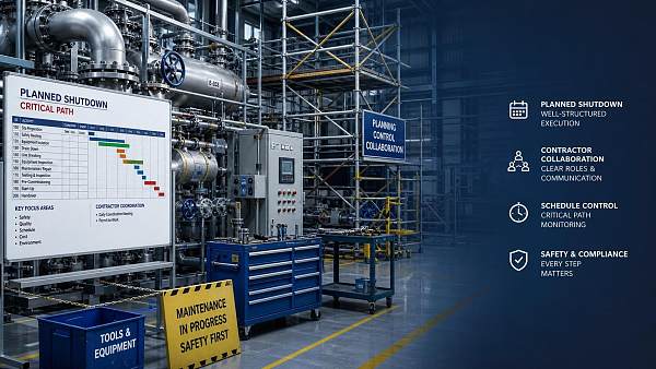 Plant Maintenance Shutdown Planning: How to Reduce Downtime and Contractor Risk