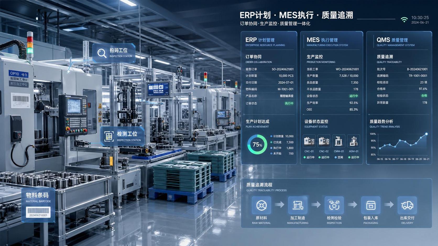 What a Manufacturing Technology Platform Should Connect Across ERP, MES, and Quality Systems