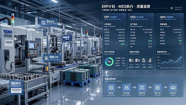 What a Manufacturing Technology Platform Should Connect Across ERP, MES, and Quality Systems