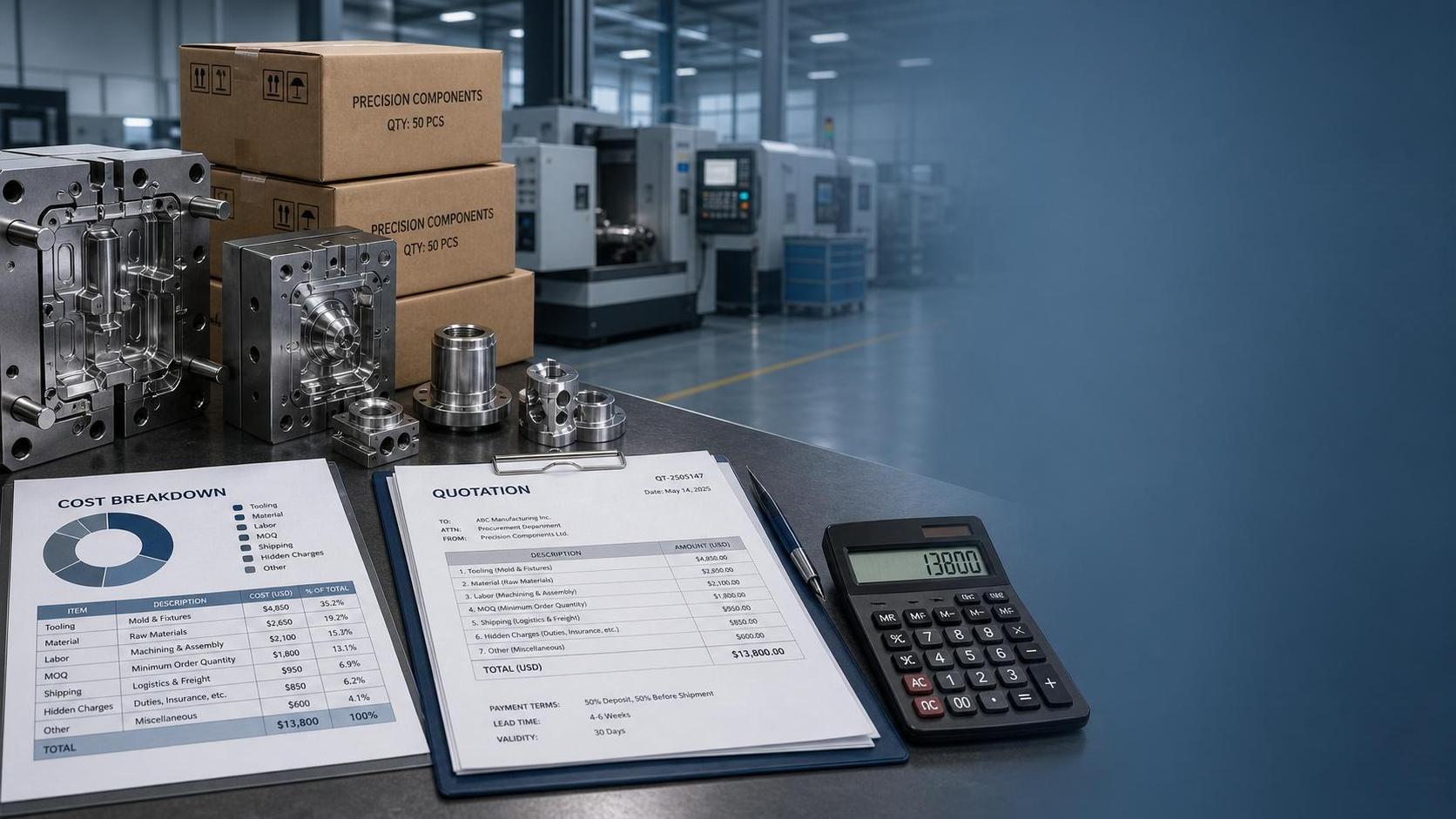 Custom Manufacturing Cost Breakdown: Tooling, MOQ, Labor, and Hidden Charges