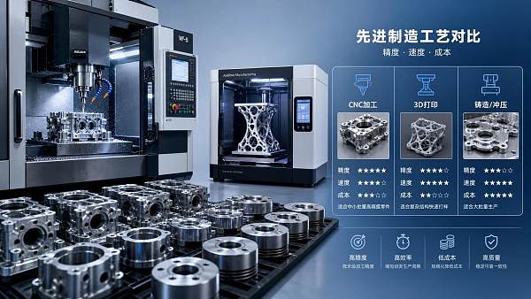 Advanced Manufacturing Methods: Key Differences in Precision, Speed, and Cost