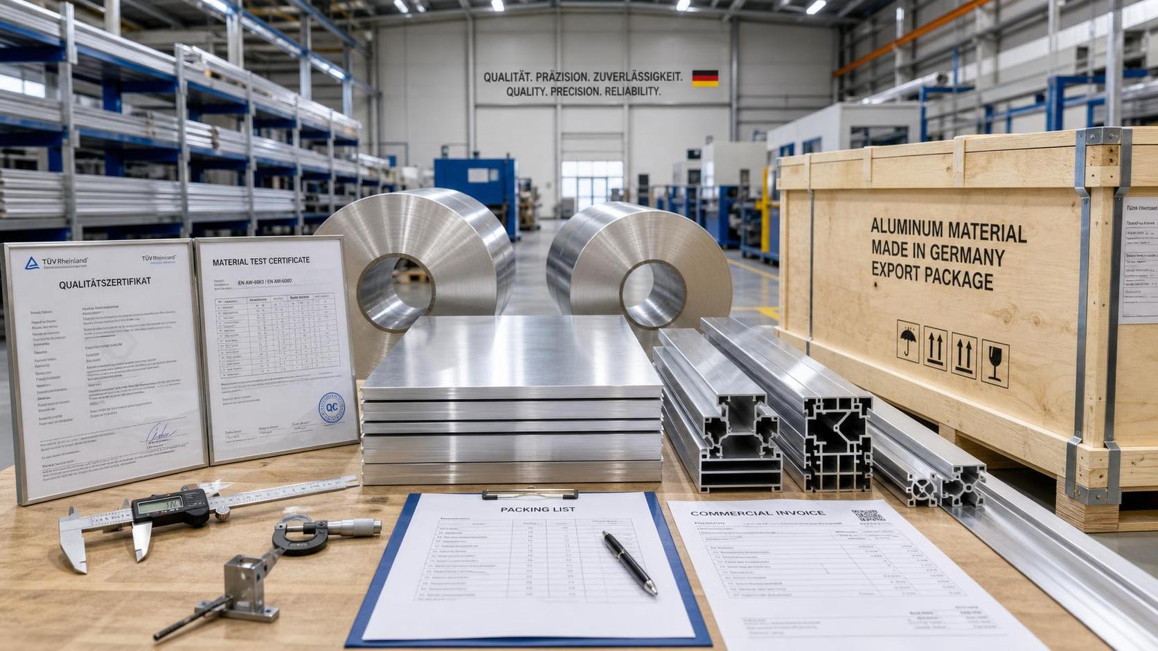 How to Evaluate Aluminum Suppliers in Germany for Quality, Lead Time, and Export Reliability