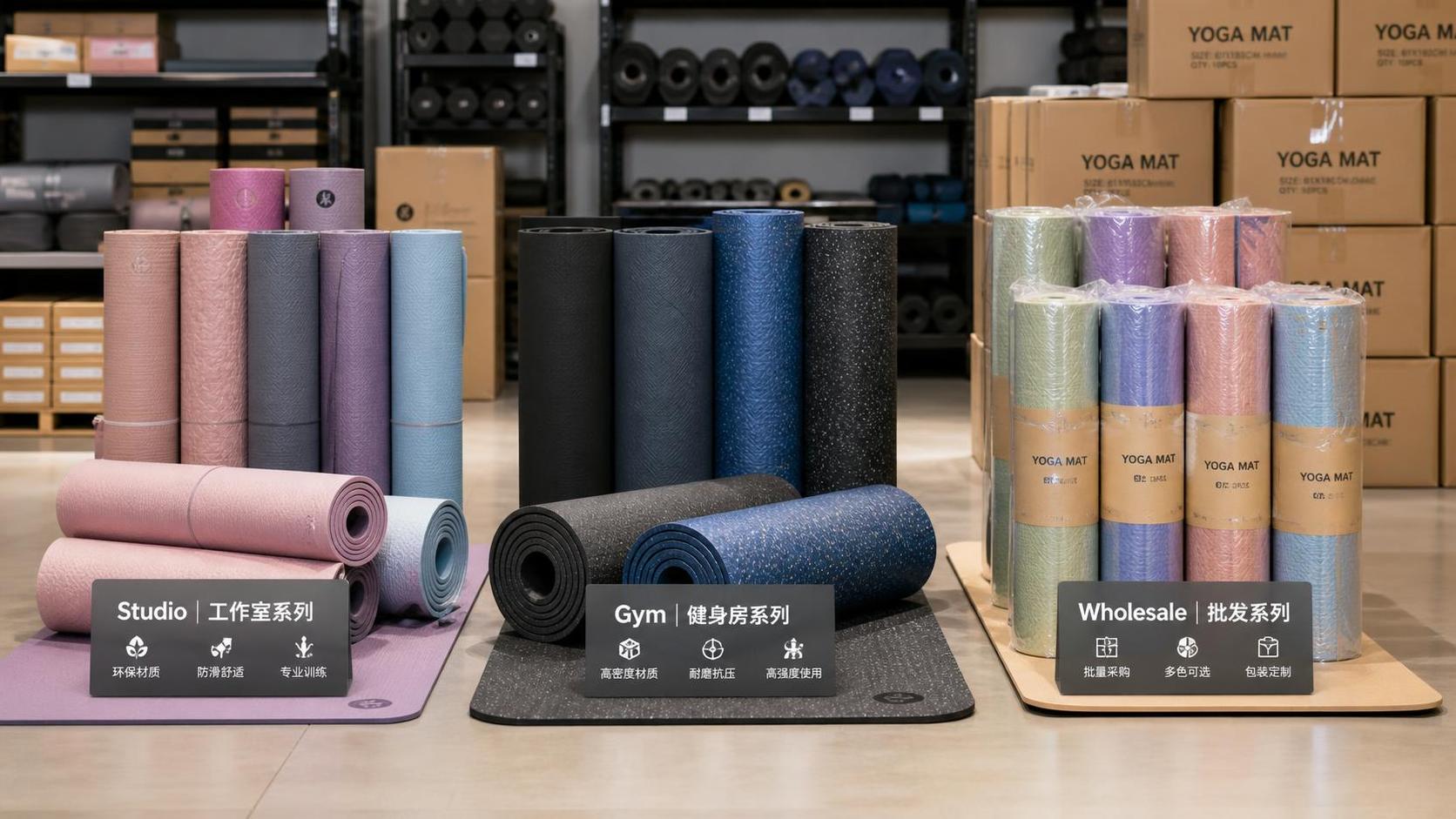 How to Choose Wholesale Yoga Mats for Studios, Gyms, and Resale?