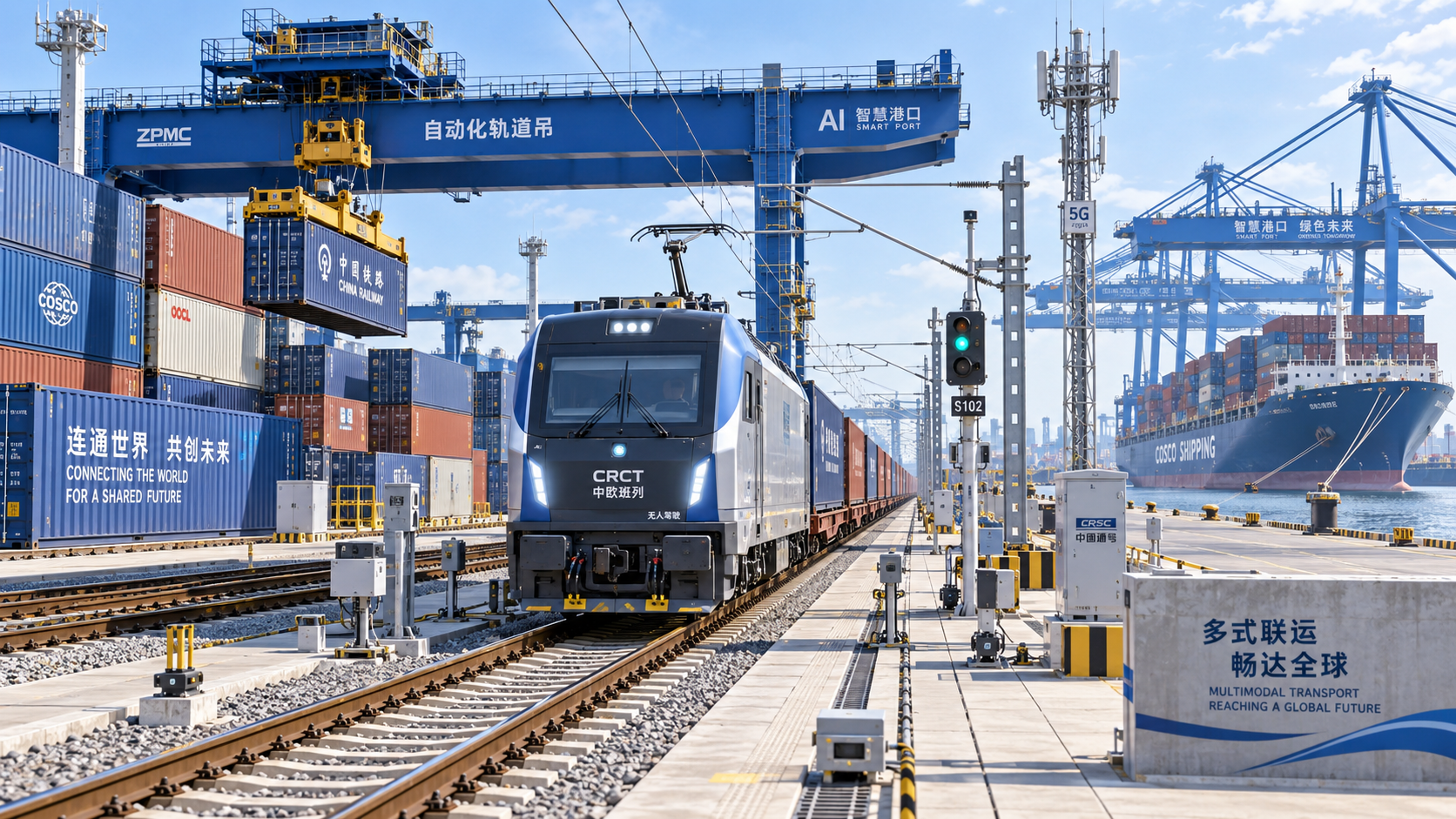 Future of Autonomous Rail-Port Links: What Infrastructure Will Ports Need?