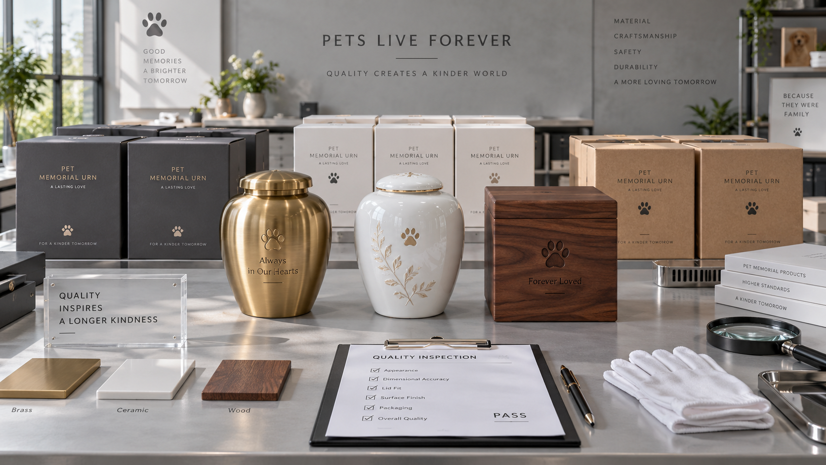 How Funeral Retailers Can Evaluate Wholesale Pet Memorial Urns by Material, MOQ, and Quality