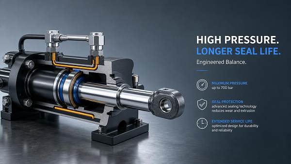 High-Pressure Hydraulic Cylinders and the Seal Life Tradeoff