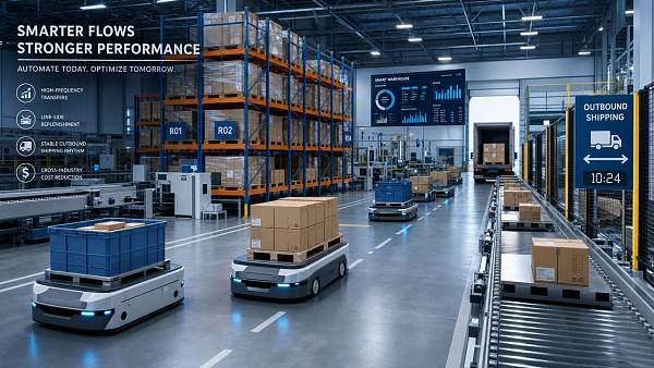 When Automated Material Handling starts saving labor costs