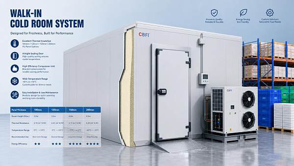 Walk-In Coolers Wholesale: How to Compare Sizes, Insulation, and Compressor Options