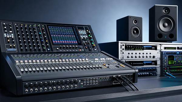Audio Mixing Consoles Explained: Analog vs Digital, Channels, Buses, and I/O