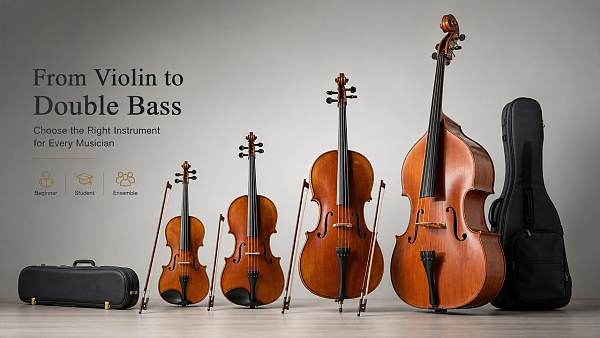 How to Choose String Instruments for Beginners, Students, and Ensemble Use
