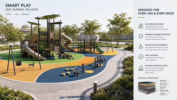 How to Plan a Commercial Outdoor Playground for Schools, Parks, and Mixed-Age Use