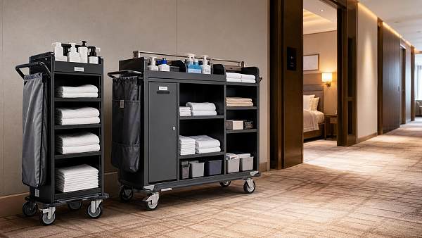 How to Choose Hotel Housekeeping Carts for Different Room Sizes and Cleaning Workflows