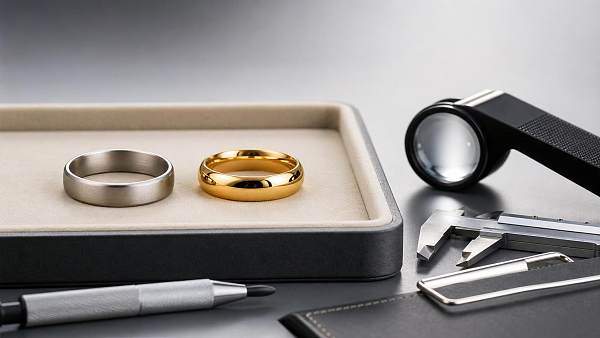 Titanium Wedding Bands vs Gold Rings: Differences in Durability, Weight, and Cost