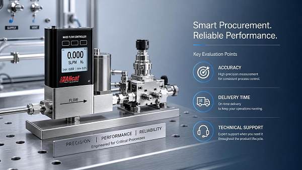 Mass Flow Controllers Supplier Checklist: How to Compare Accuracy, Lead Time, and Support