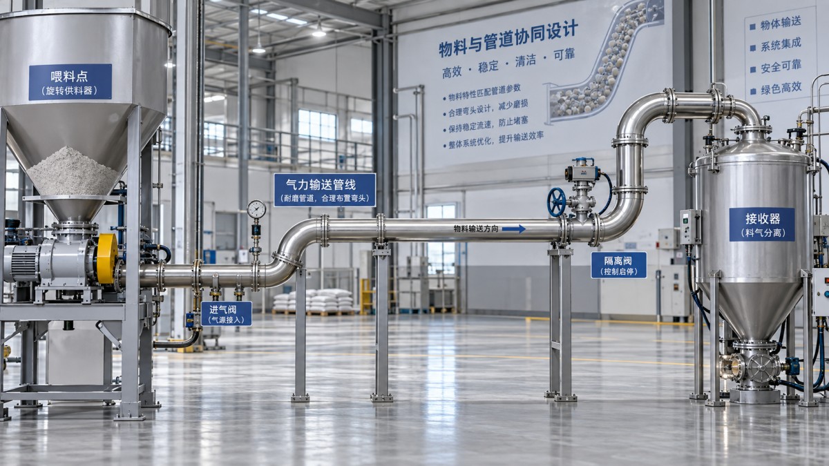 Dense-Phase Pneumatic Conveying Applications: Build the Line Around the Material, Not the Pipe Dense-Phase Pneumatic Conveying Applications: Build the Line Around the Material, Not the Pipe