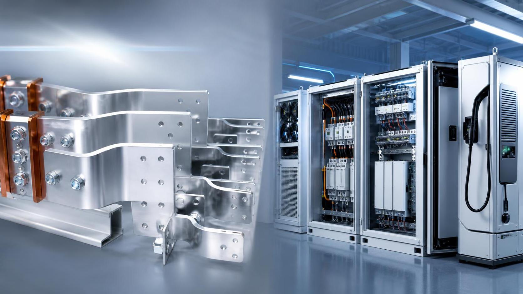 6101 Aluminum Busbar High Conductivity for EV Charging and Renewable Power Systems