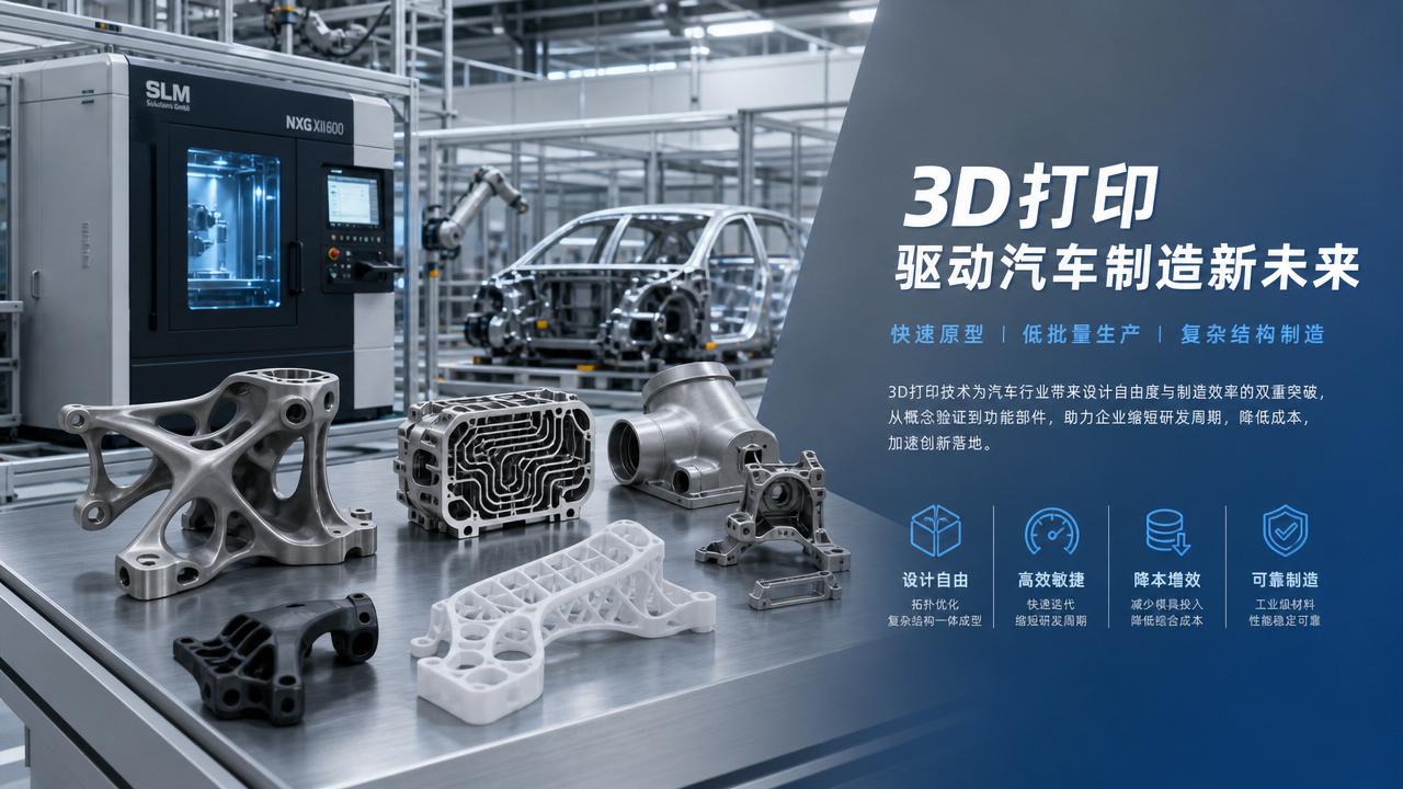 Where 3D Printing Fits Best in Automotive Parts Production