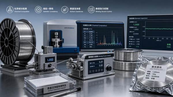 Laser welding wire factory checks that affect weld quality