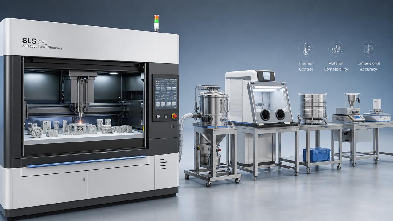 How to compare selective laser sintering SLS machines