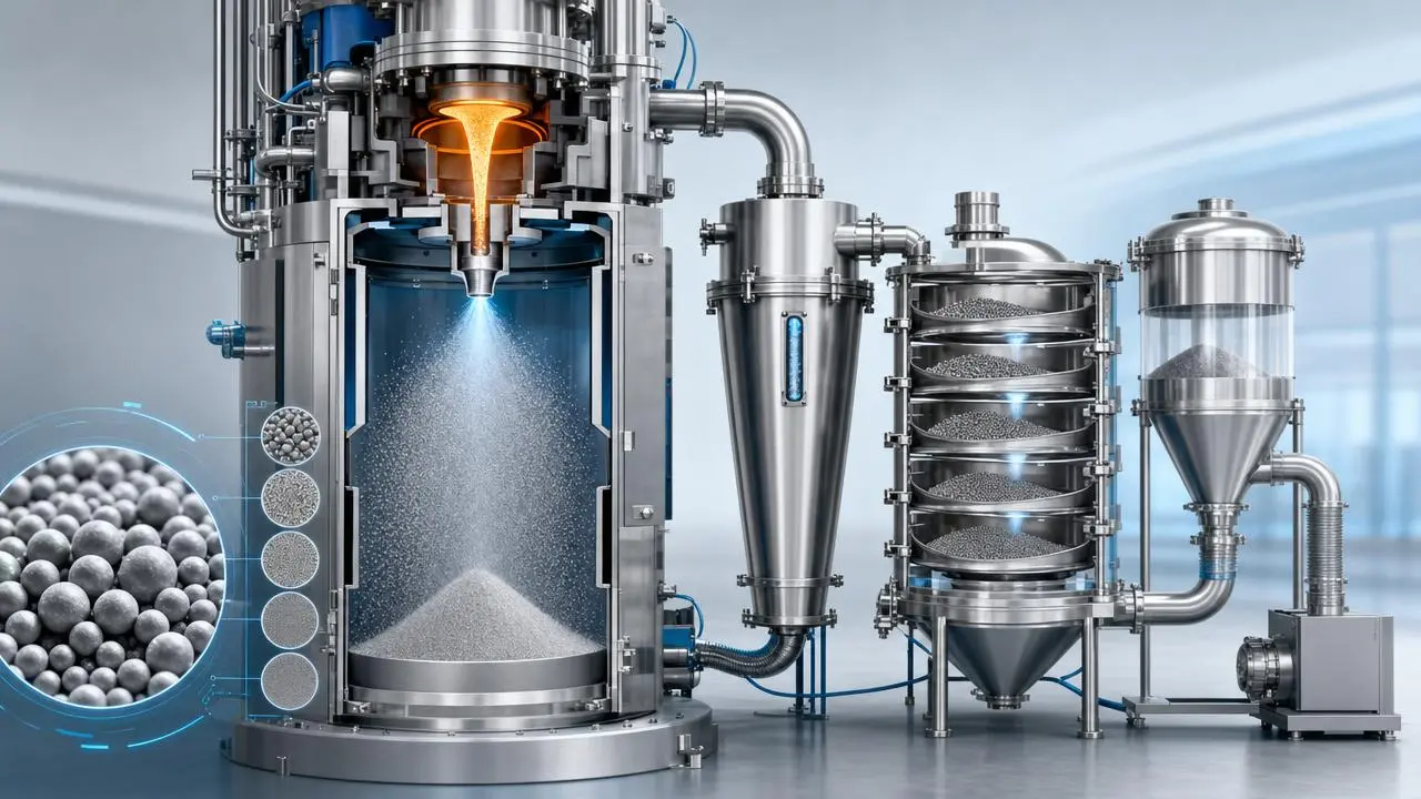 How metal powder atomization equipment affects powder quality