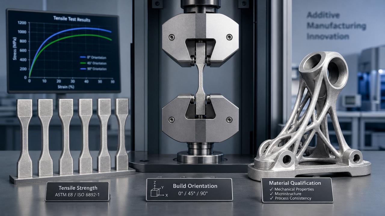 How to read metal 3D printing tensile strength claims