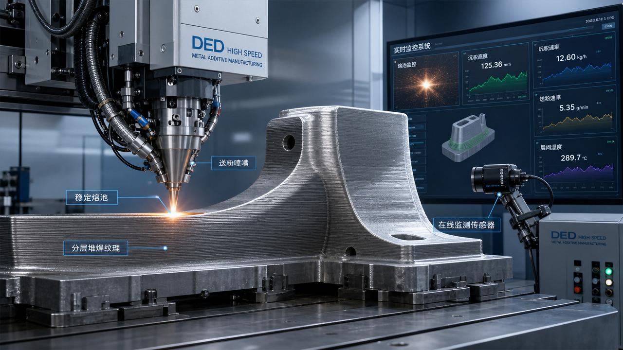 Can faster DED scale without hurting part consistency?