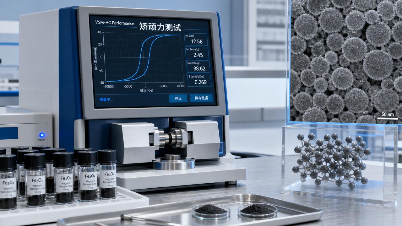How to Read Magnetic Nanoparticle Coercivity Data for Material Performance