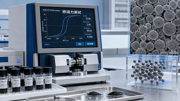 How to Read Magnetic Nanoparticle Coercivity Data for Material Performance