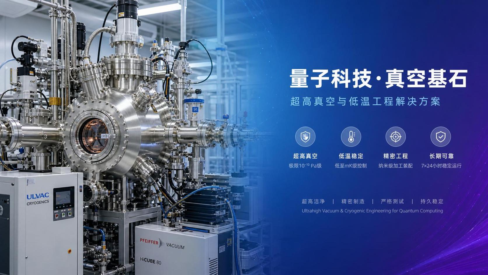 UHV Technology in Quantum Computing: Chamber Stability Benchmarks