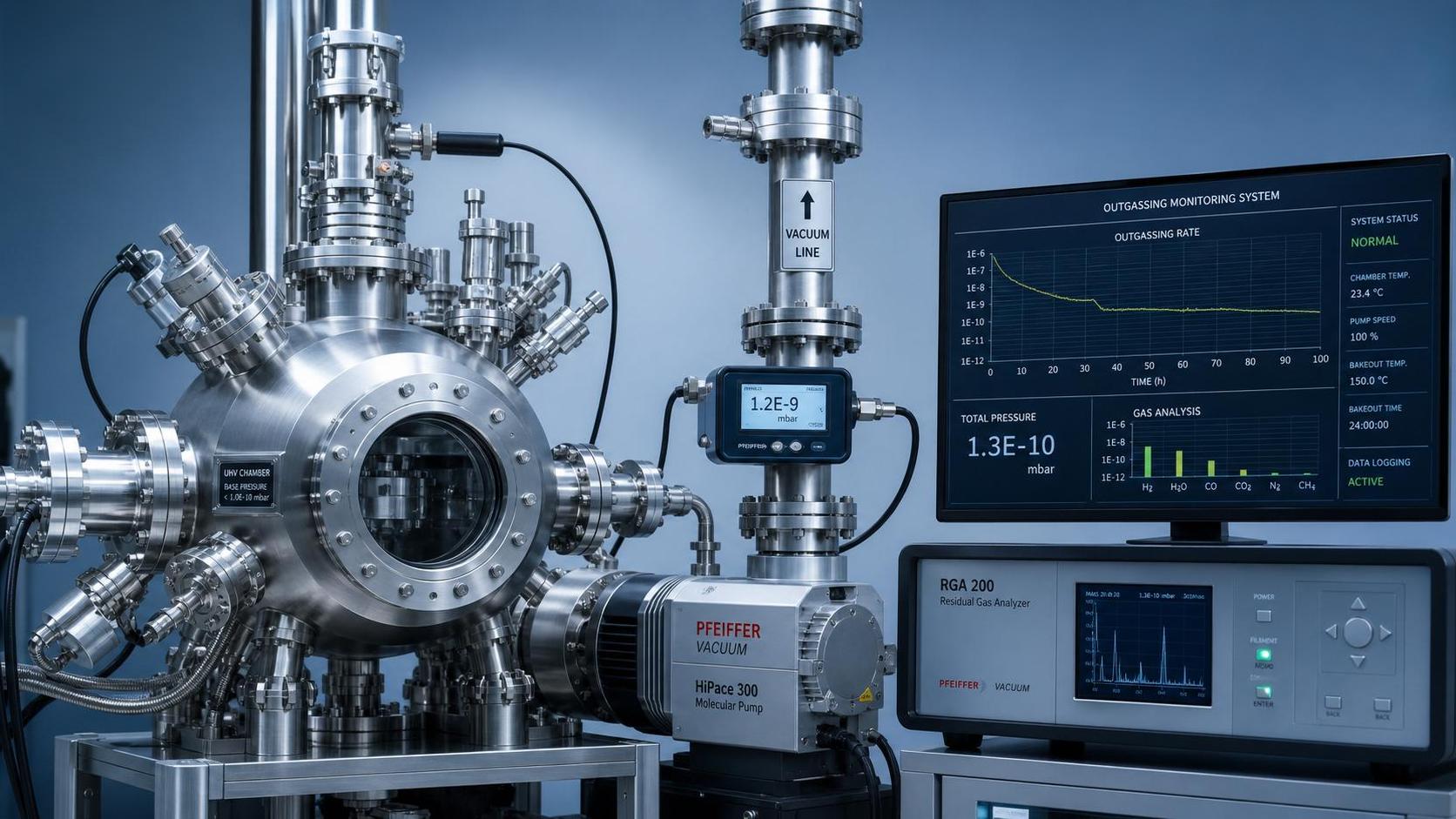 How to Read UHV Chamber Degassing Data for Process Reliability