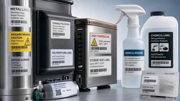 How to Compare Durable Label Materials for Heat, Chemicals, and Abrasion