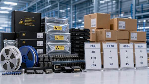 Wholesale Price Electronic Components: Cost Gaps by Order Volume