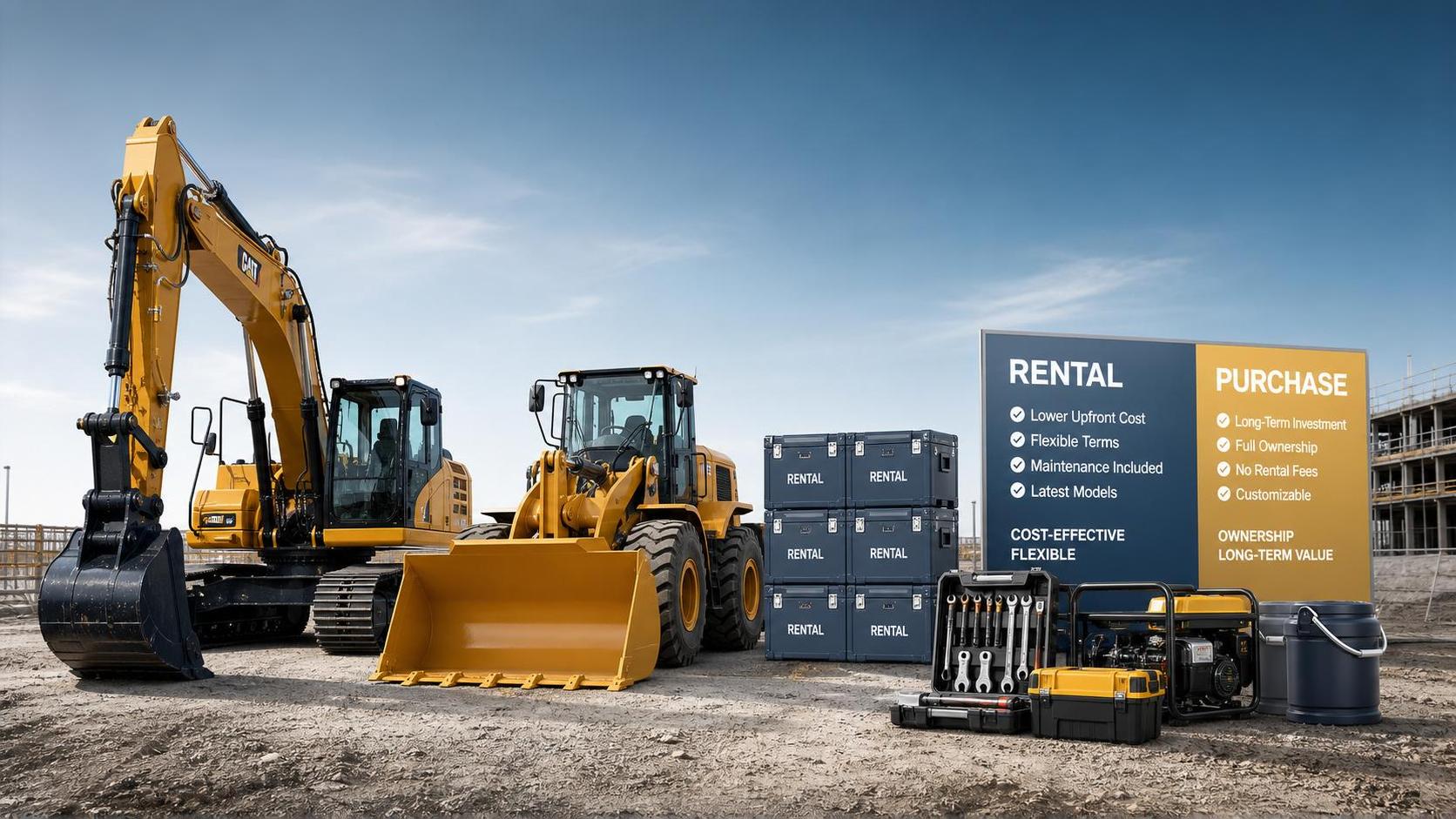 Engineering Machinery for Construction: Rental vs Purchase Cost Guide