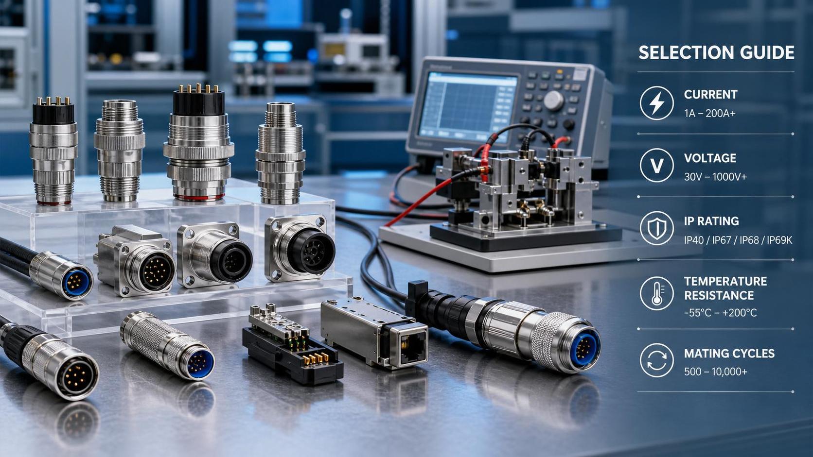 Connector Specification Chart: How to Compare Ratings Fast